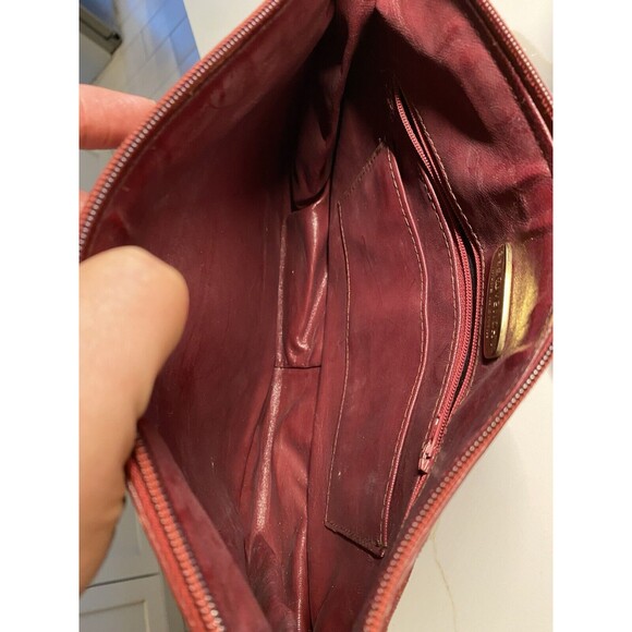 Givenchy Shoulder Bag Suede Leather Red Purse Made in Spain - Picture 9 of 12